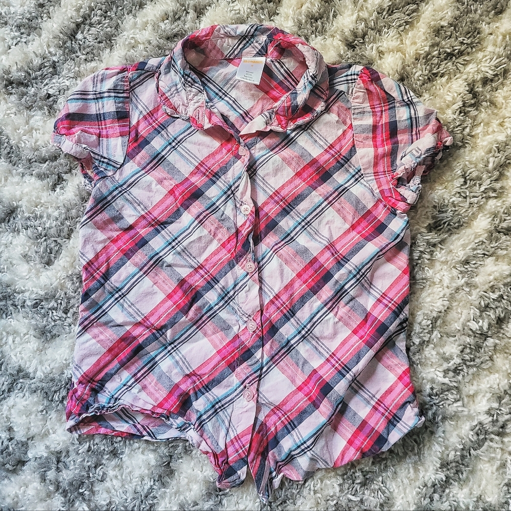 Gymboree girls button up sz 8